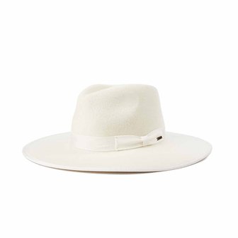 off white felt hat