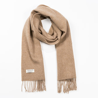 john hanly irish wool scarf medium camel