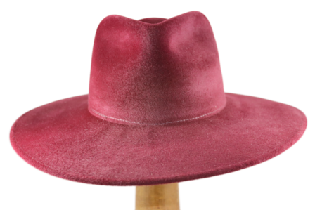 weba hats fedora 9100 velourvilt bordeaux