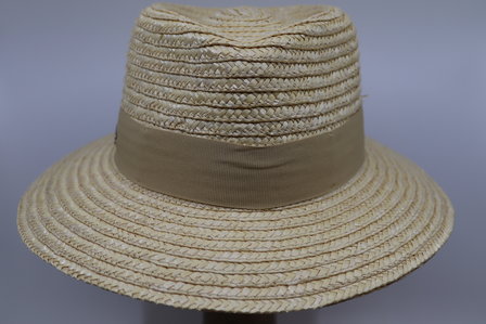 Seeberger Fedora Bandstro LINEN