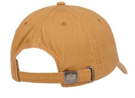 stetson rector cotton baseball cap camel