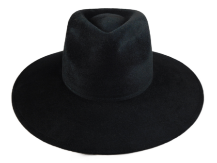 weba hats fedora 9100 velourvilt zwart