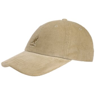 kangol baseball cap cord beige