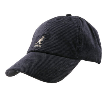 kangol baseball cap cord black