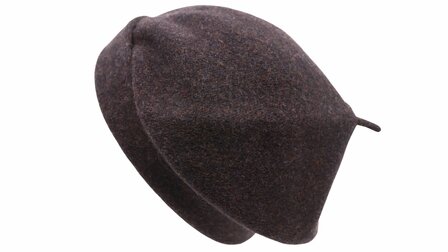 kopka roll up baret wolvilt espresso mix