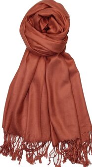 onkar pashmina viscose burnt orange