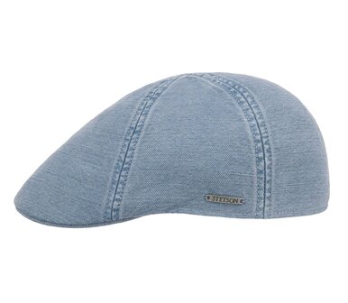 stetson texas ivy sixpanel cap cotton linen light blue