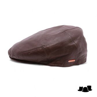 alfonso deste ivy flat cap deep bruin