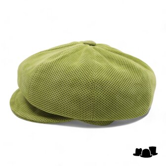 alfonso deste ballonpet krizia suede pinhole grass green