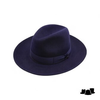 jos van dijck fedora rho haarvilt navy blauw