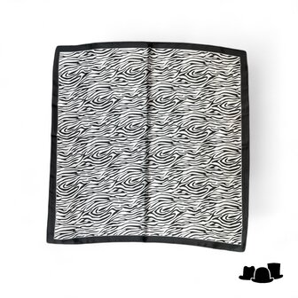 onkar neckerchief sjaal zijde mix zebra print 