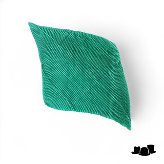 onkar neckerchief plisse satijn geometric groen