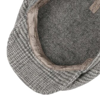 stetson flatcap driver sustainable undyed wool grey shades