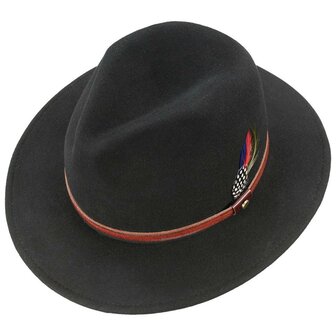 stetson traveller outdoor woolfelt rantoul black