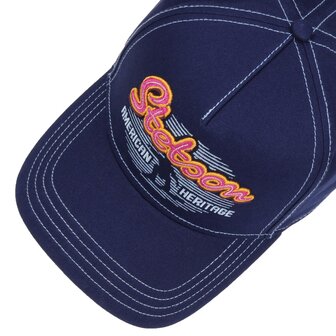 stetson trucker cap cotton neon american heritage blue