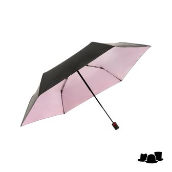 knirps paraplu u200 ultralight duomatic heatshield black and pink