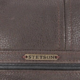 stetson ivy cap cowhide oorklep bruin