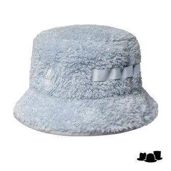 kangol bucket hat utility faux shearling glacier