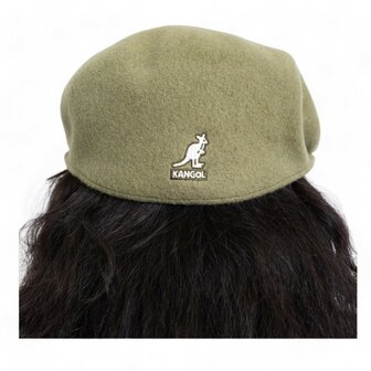 kangol flatcap 504 wool sea kelp