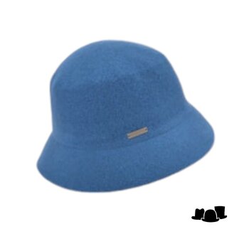 seeberger bucket hat boiled wool petrol