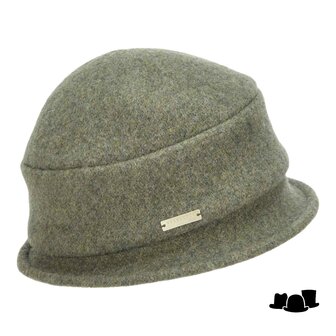 seeberger cloche softvilt boiled wool khaki