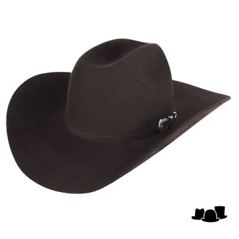 bailey western trigger 2x wool blend beaver brown