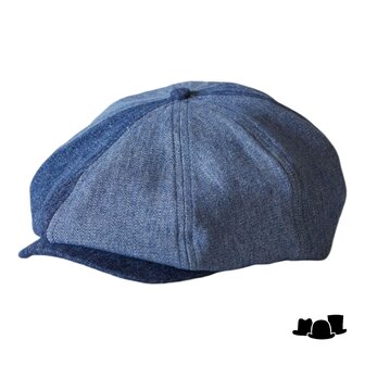 brixton brood snap cap cotton mc assembly denim