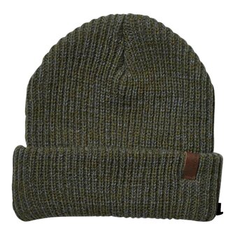 brixton chunky beanie marled  knitted acryl military olive