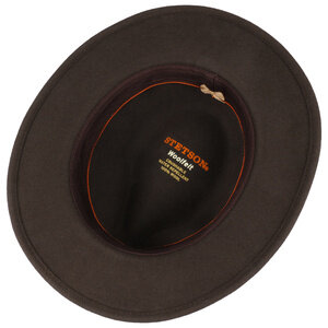 stetson traveller outdoor woolfelt manton brown