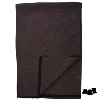 wigens scarf modern gentleman lenzing viscose chocolate melange