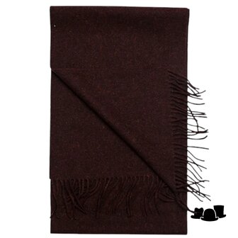 wigens scarf old fashioned pure wool bordeaux melange