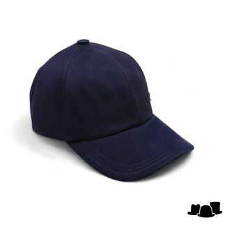 alfonso deste baseball cap nubuck leder navy