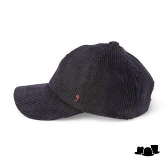 alfonso deste baseball cap corduroy zwart