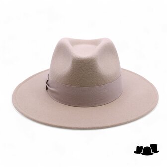 jos van dijck fedora macksy wolvilt beige bone