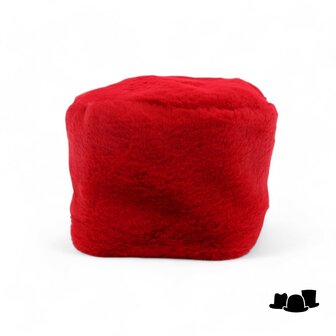 bedacht toque suze faux fur po rood