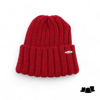 bronte beanie fallon wolmix red