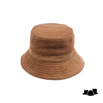 jos van dijck bucket dorsey corduroy cognac beige