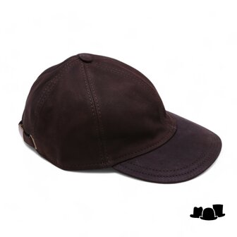 city sport baseball cap oiled leather bruin