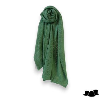 riviera sjaal traforata cashmere forest green