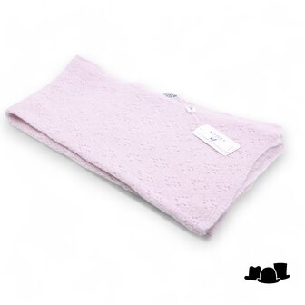 riviera sjaal traforata cashmere soft pink