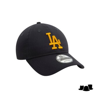 new era baseball cap 9forty la dodgers cotton navy gold