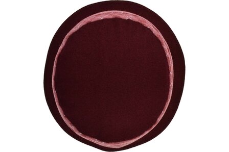 seeberger women cut and sewn cloche patchwork woollook burgundy