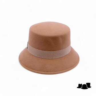 jos van dijck cloche bucket gitty haarvilt sahara camel