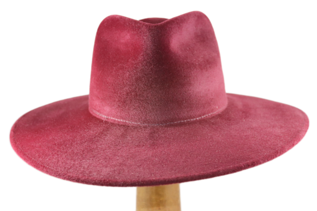 weba hats fedora 9100 velourvilt bordeaux