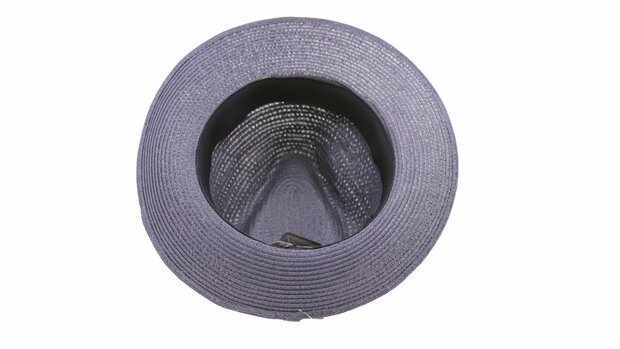 seeberger fedora lint papierstro marine blue