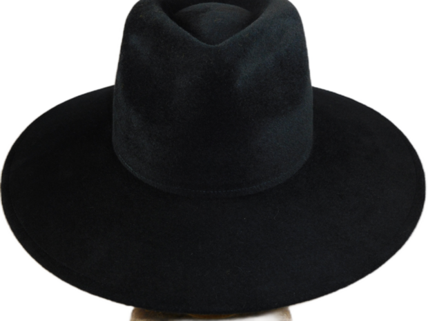 weba hats fedora 9100 velourvilt zwart