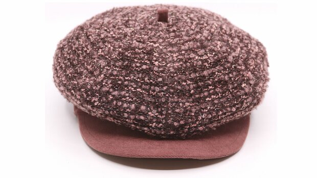 panizza ballonpet margrethe boucle wolmix oud roze