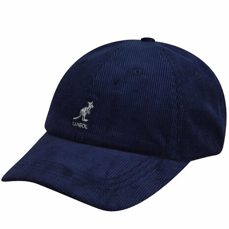 kangol baseball cap cord navy