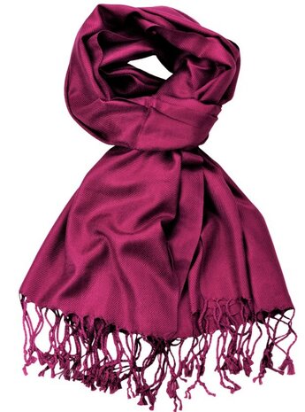 onkar pashmina  viscose donker magenta