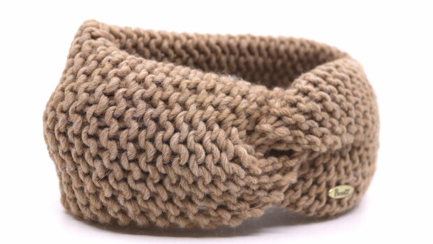 bronte haarband camille knitted wolmix camel